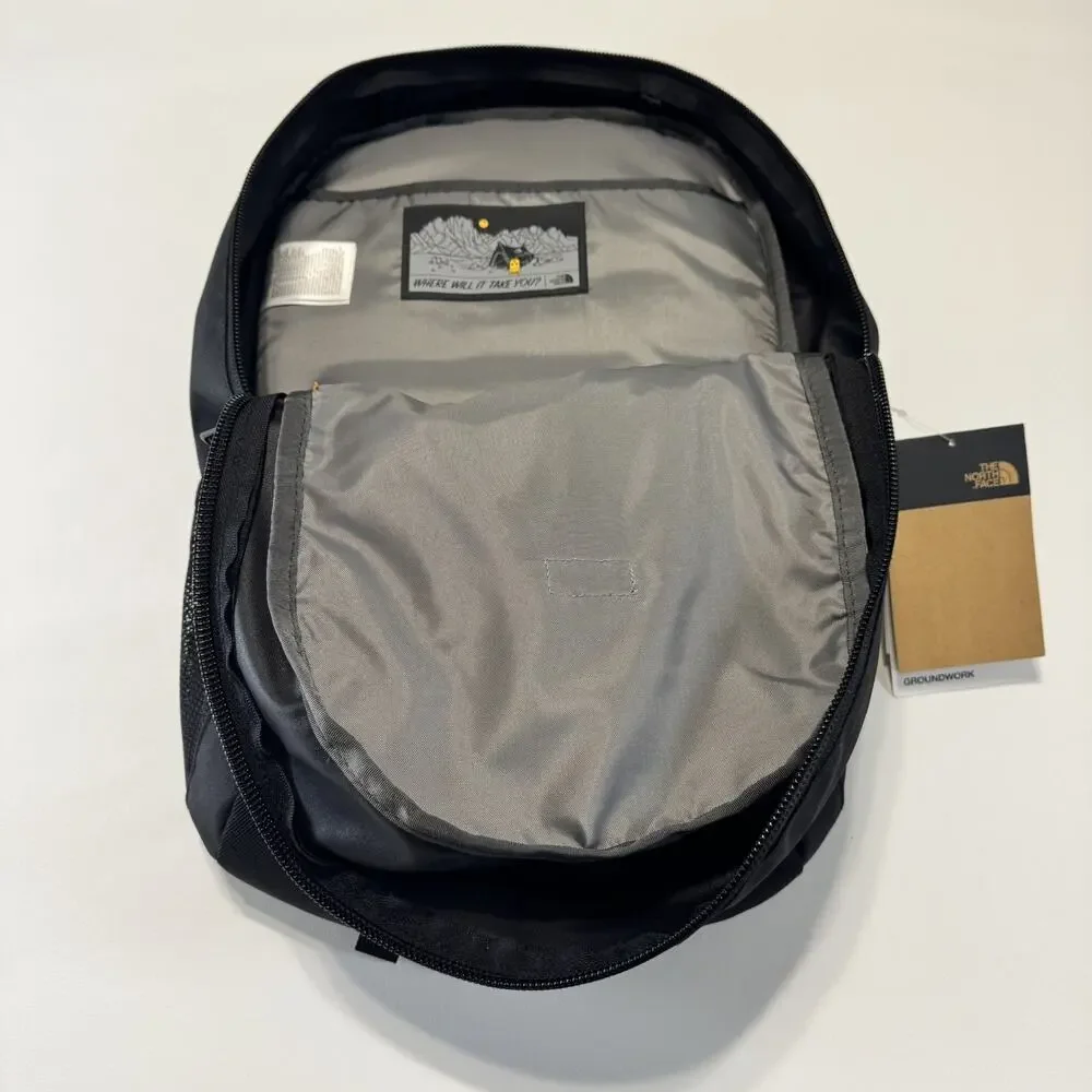THE NORTH FACE Groundwork Black Backpack ezCater Promo Branded 1 New NWT